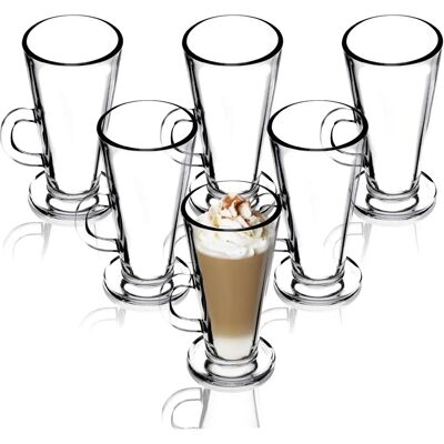 KADAX Kaffeegläser Latte Getränke Set 6-tlg 260ml KADAX Kaffeegläser Latte Getränke Set 6-tlg 260ml