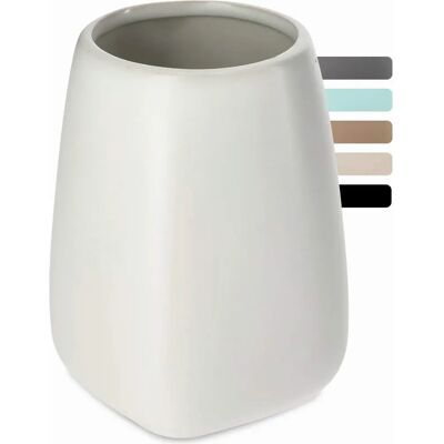 Tazza in ceramica KADAX per spazzolino e dentifricio - Accessori bagno Tazza in ceramica KADAX per spazzolino e dentifricio - Accessori bagno