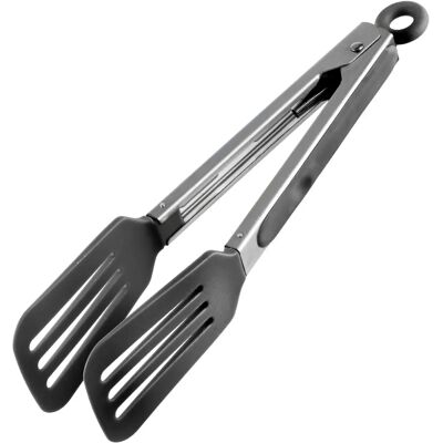 Pinces de cuisine universelles KADAX - Poignée en silicone résistante à la chaleur - Acier inoxydable durable - Poignée ergonomique - Trou de suspension - Polyvalentes - 3x5,5x26 cm - Plusieurs couleurs - Publicité Pinces de cuisine universelles KADAX - Poignée en silicone résistante à la chaleur - Acier inoxydable durable - Poignée ergonomique - Trou de suspension - Polyvalentes - 3x5,5x26 cm - Plusieurs couleurs - Publicité