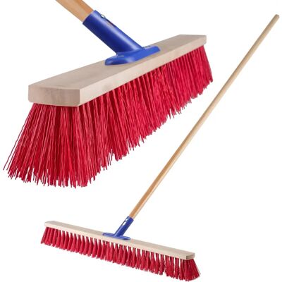 Szczotka uliczna KADAX z nylonu - 80cm szeroka - Trwała, długi trzonek Szczotka uliczna KADAX z nylonu - 80cm szeroka - Trwała, długi trzonek