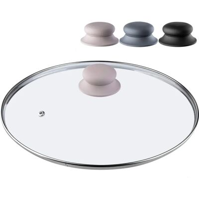 KADAX Heatproof Glass Lid for 28cm Pot - Heatproof, Transparent, Durable KADAX Heatproof Glass Lid for 28cm Pot - Heatproof, Transparent, Durable