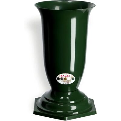 KADAX Green Grave Vase - Cemetery Tombstone Decor KADAX Green Grave Vase - Cemetery Tombstone Decor