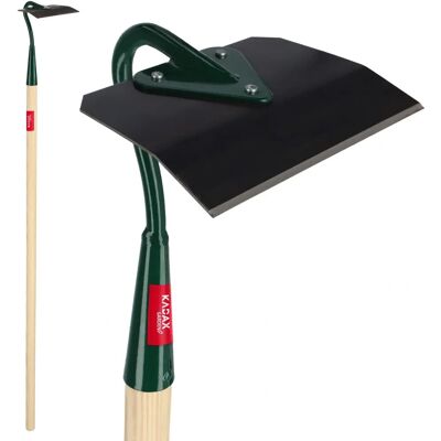 KADAX Large Hardened Hoe with Handle Garden - Garden Hoe KADAX Large Hardened Hoe with Handle Garden - Garden Hoe