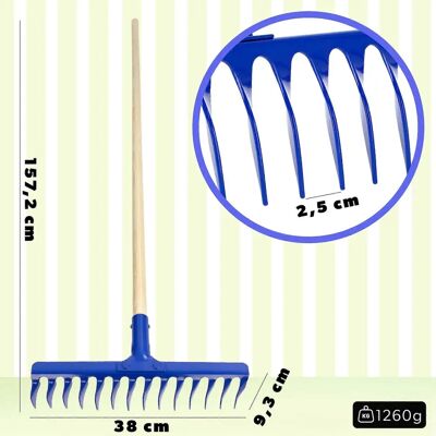 KADAX Garden Scarifier Rake - 150cm KADAX Garden Scarifier Rake - 150cm