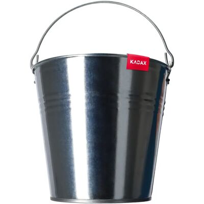 KADAX Garden Bucket - 10 L Galvanized Metal Bucket KADAX Garden Bucket - 10 L Galvanized Metal Bucket