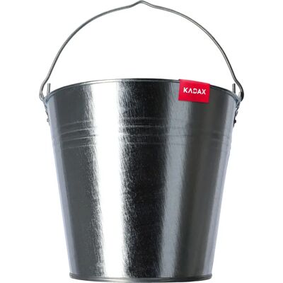 KADAX Garden Bucket Galvanized Metal 12 L - Garden Bucket KADAX Garden Bucket Galvanized Metal 12 L - Garden Bucket