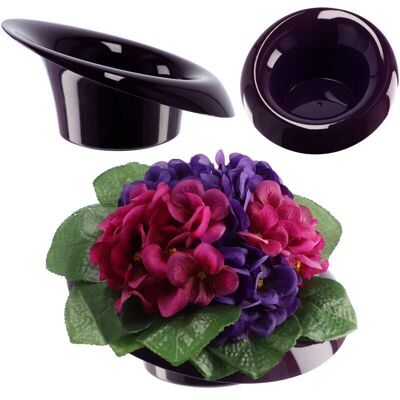 KADAX Purple 12cm Ikebana Flower Pot Cover - Flower Pot KADAX Purple 12cm Ikebana Flower Pot Cover - Flower Pot
