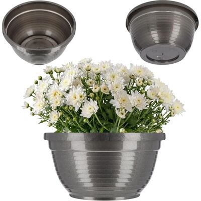 KADAX Cemetery Flower Pot - 13cm - Durable Plastic KADAX Cemetery Flower Pot - 13cm - Durable Plastic