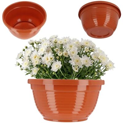 KADAX Cemetery Flower Pot Plastic Gravestone Cemetery Bowl 18cm - Flower Pot KADAX Cemetery Flower Pot Plastic Gravestone Cemetery Bowl 18cm - Flower Pot