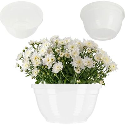 KADAX Friedhofsblumenbehälter - 20cm Langlebiger Kunststoffgrabkerzenhalter KADAX Friedhofsblumenbehälter - 20cm Langlebiger Kunststoffgrabkerzenhalter