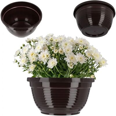 KADAX Friedhof Blumentopf 20cm - Robuster Außengrabblumenkübel KADAX Friedhof Blumentopf 20cm - Robuster Außengrabblumenkübel