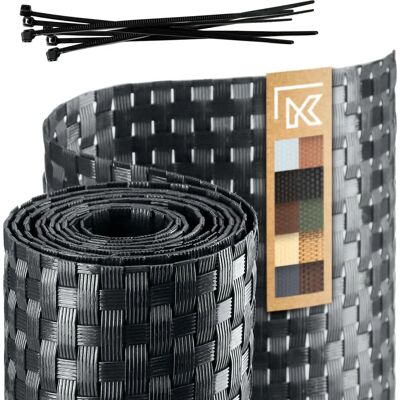 Ruban de clôture KADAX anthracite pour panneaux de clôture 19cm 2,55m Couverture de clôture - Publicité Ruban de clôture KADAX anthracite pour panneaux de clôture 19cm 2,55m Couverture de clôture - Publicité
