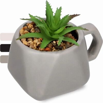 KADAX Grey Artificial Succulent Plant - Home Decor KADAX Grey Artificial Succulent Plant - Home Decor