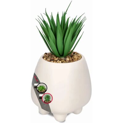 KADAX Artificial Plant Succulent - Impact Resistant - Realistic - 17cm KADAX Artificial Plant Succulent - Impact Resistant - Realistic - 17cm