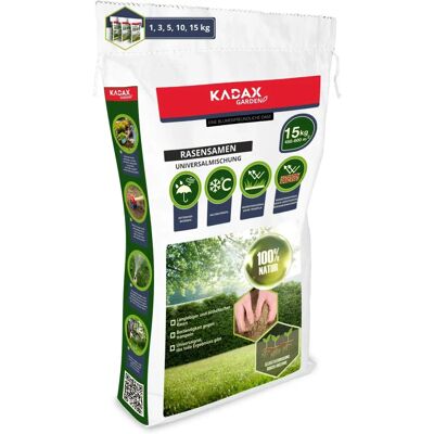 Kadax 15kg universal grass seeds - Durable & resistant to foot traffic Kadax 15kg universal grass seeds - Durable & resistant to foot traffic