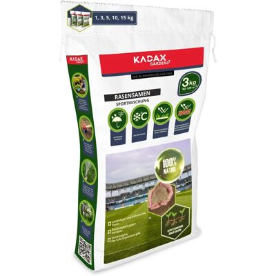 Kadax 3 kg Grass Seeds - Durable & Trampling-Resistant Kadax 3 kg Grass Seeds - Durable & Trampling-Resistant