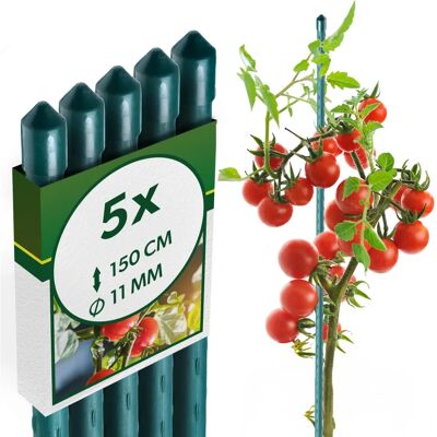 Kadax Stahl 150cm Pflanzenstütze - 5 Stück Kadax Stahl 150cm Pflanzenstütze - 5 Stück
