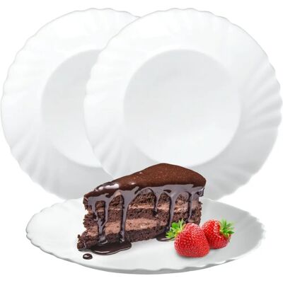 KADAX Dessert Plate 20cm Set of 3 - Dessert, Cake, Elegant KADAX Dessert Plate 20cm Set of 3 - Dessert, Cake, Elegant