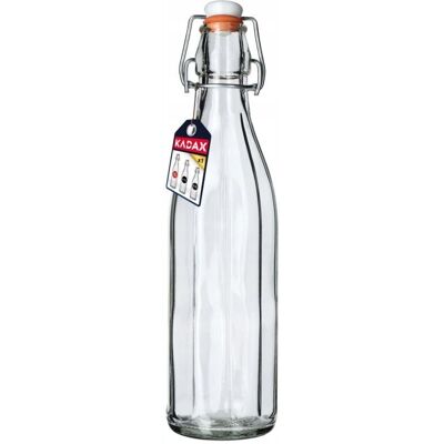 KADAX - Glass 1L - Airtight - Bottle - Bottle KADAX - Glass 1L - Airtight - Bottle - Bottle