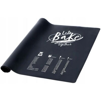 KADAX Silicone Kitchen Mat Board - 60x40 cm - Black KADAX Silicone Kitchen Mat Board - 60x40 cm - Black