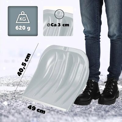 KADAX 3x Pala Quitanieves - Pala ancha sin mango resistente KADAX 3x Pala Quitanieves - Pala ancha sin mango resistente
