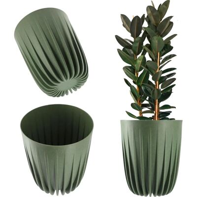 Vaso ecologico Kadax 14,5x17 cm con inserto Vaso ecologico Kadax 14,5x17 cm con inserto