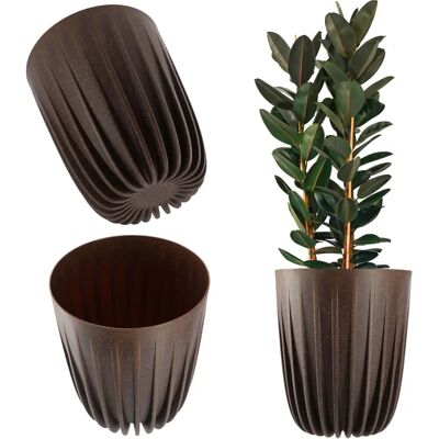 KADAX Eco Flower Pot 19x22.5cm - Plant Container with Drainage KADAX Eco Flower Pot 19x22.5cm - Plant Container with Drainage