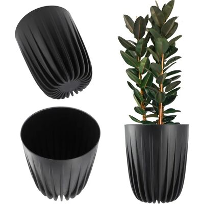 Kadax Eco-Friendly Flower Pot 25x30cm with Insert Kadax Eco-Friendly Flower Pot 25x30cm with Insert