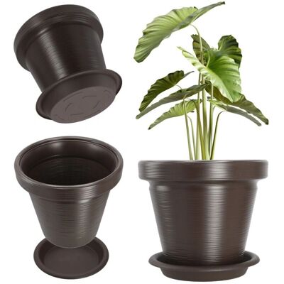Kadax 39cm Moca Blumentopf mit Ständer Kadax 39cm Moca Blumentopf mit Ständer