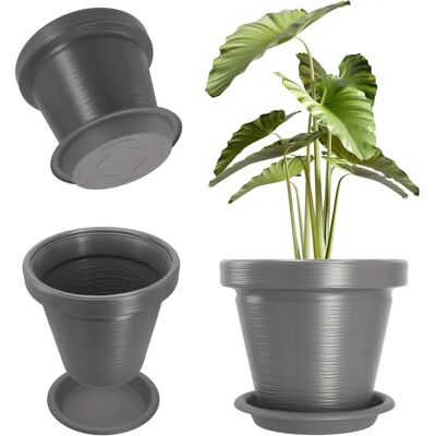 Kadax 55 Cm Garden Plant Pot - Frost Resistant, Elegant Design Kadax 55 Cm Garden Plant Pot - Frost Resistant, Elegant Design