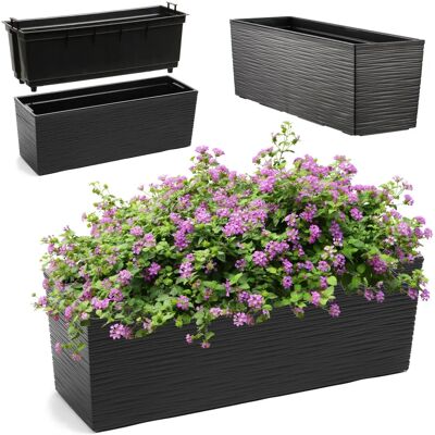 KADAX Blumenkübel Balkonbox - Einsatz - Schwarz KADAX Blumenkübel Balkonbox - Einsatz - Schwarz