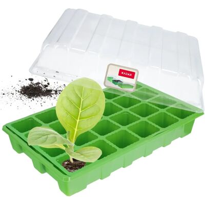 KADAX Mini Greenhouse - 24 Cells Sowing Tray for Herbs and Vegetables KADAX Mini Greenhouse - 24 Cells Sowing Tray for Herbs and Vegetables