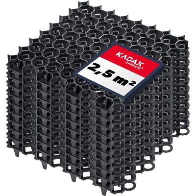 KADAX Reja ecológica para césped 50x50cm - Rejilla de césped y estacionamiento KADAX Reja ecológica para césped 50x50cm - Rejilla de césped y estacionamiento