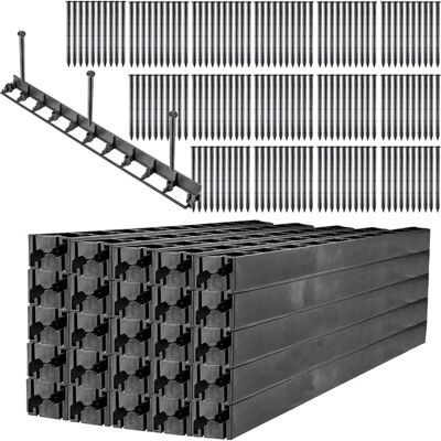 Kadax Lawn Edging 50m + 150 Anchors - Garden Border Kadax Lawn Edging 50m + 150 Anchors - Garden Border