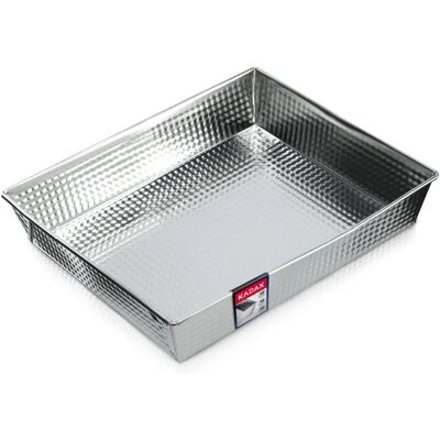 KADAX Galvanized Steel Baking Tray - 30x25x6cm KADAX Galvanized Steel Baking Tray - 30x25x6cm