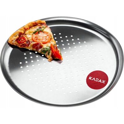 KADAX Durable Galvanized Steel 32cm Pizza Tray - Baking & Tart Pan KADAX Durable Galvanized Steel 32cm Pizza Tray - Baking & Tart Pan