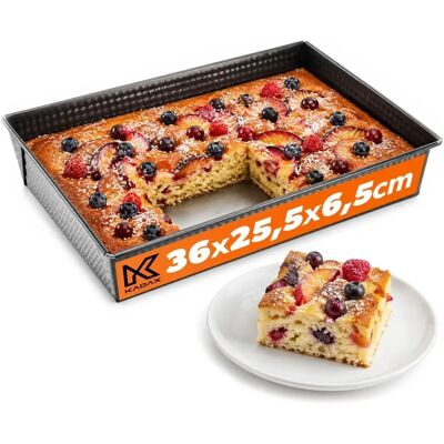 KADAX Rechteckige Backform - Antihaft, Hohe Seiten - 36x25,5cm KADAX Rechteckige Backform - Antihaft, Hohe Seiten - 36x25,5cm
