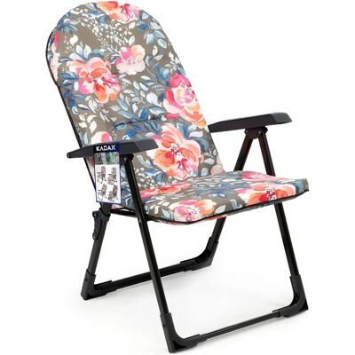 Sedia da giardino pieghevole regolabile Kadax per relax Sedia da giardino pieghevole regolabile Kadax per relax