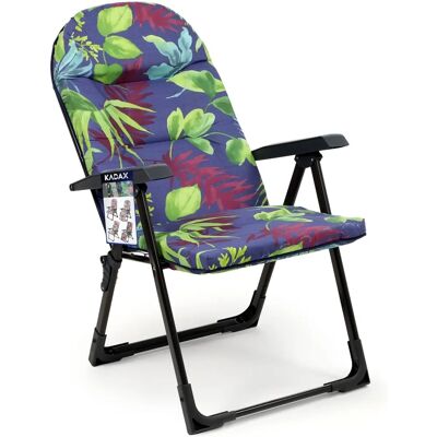 Kadax Adjustable Garden Lounge Chair - 110kg Max Kadax Adjustable Garden Lounge Chair - 110kg Max