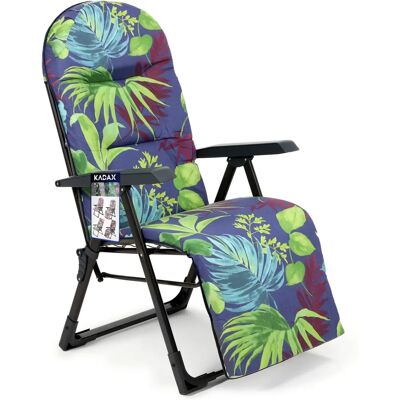 Kadax - Garden Lounge Chair Adjustable, Foldable with Cushions - Garden Furniture Kadax - Garden Lounge Chair Adjustable, Foldable with Cushions - Garden Furniture