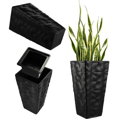 Kadax 56cm Modern Geometric Flowerpot - Garden Plant Container Kadax 56cm Modern Geometric Flowerpot - Garden Plant Container