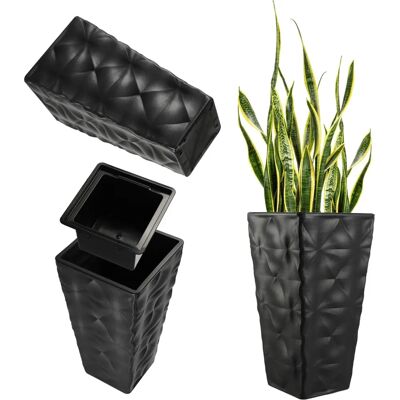 Kadax - Garden Planter 75cm with Insert - Modern Outdoor Decor Kadax - Garden Planter 75cm with Insert - Modern Outdoor Decor