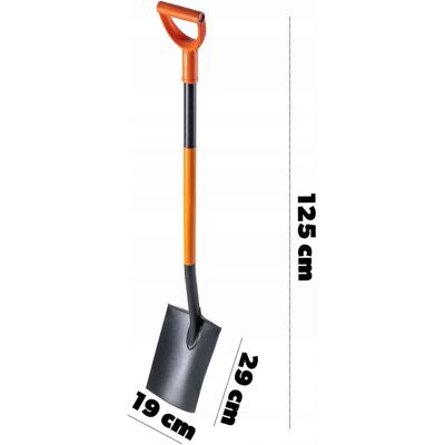 KADAX Narzędzie Ogrodowe - Szpadel Metalowy 125cm Ergonomiczny KADAX Narzędzie Ogrodowe - Szpadel Metalowy 125cm Ergonomiczny