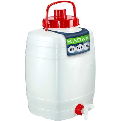 KADAX Water Canister with Tap 15L - Water Storage KADAX Water Canister with Tap 15L - Water Storage