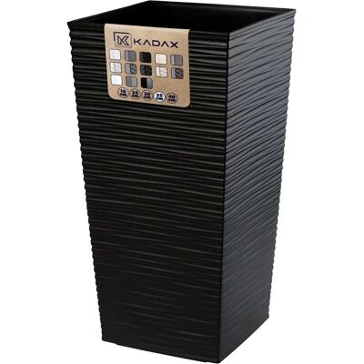 KADAX Blumentopf 34x68cm Schwarz - Pflanzgefäß KADAX Blumentopf 34x68cm Schwarz - Pflanzgefäß