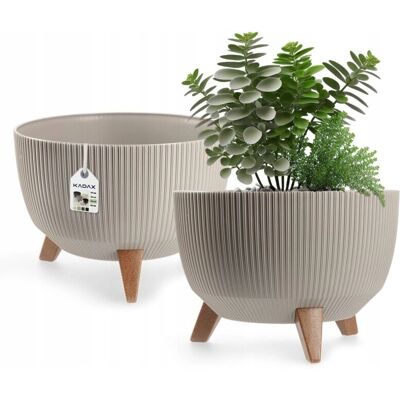 KADAX - Vaso da fiori 33 cm Inserto Coperchio Ciotola - Flower Vase KADAX - Vaso da fiori 33 cm Inserto Coperchio Ciotola - Flower Vase