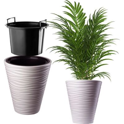 KADAX - Temara - Beige - 40 cm - Flower Pot KADAX - Temara - Beige - 40 cm - Flower Pot