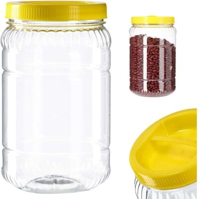 KADAX Pote de Comida de Plástico 2L Inquebrável - Armazenamento de alimentos KADAX Pote de Comida de Plástico 2L Inquebrável - Armazenamento de alimentos