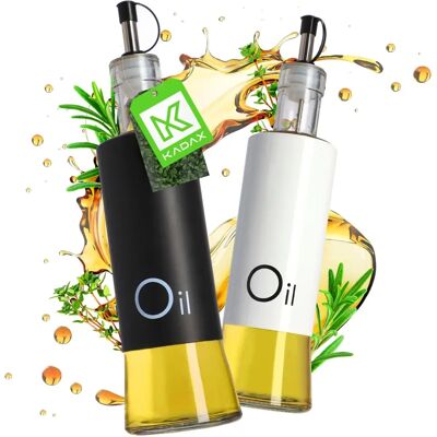 Set di Bottiglie in Vetro per Olio e Aceto KADAX - Dispenser 320ml Set di Bottiglie in Vetro per Olio e Aceto KADAX - Dispenser 320ml