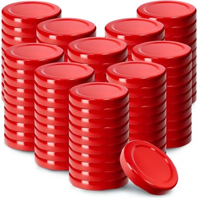 KADAX - Fi 53 - 53 mm - Rot - Glas-/Verschlussdeckel KADAX - Fi 53 - 53 mm - Rot - Glas-/Verschlussdeckel